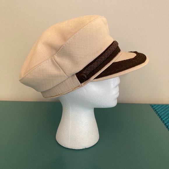 Men's Newsboy Cap Hat Size L Vintage